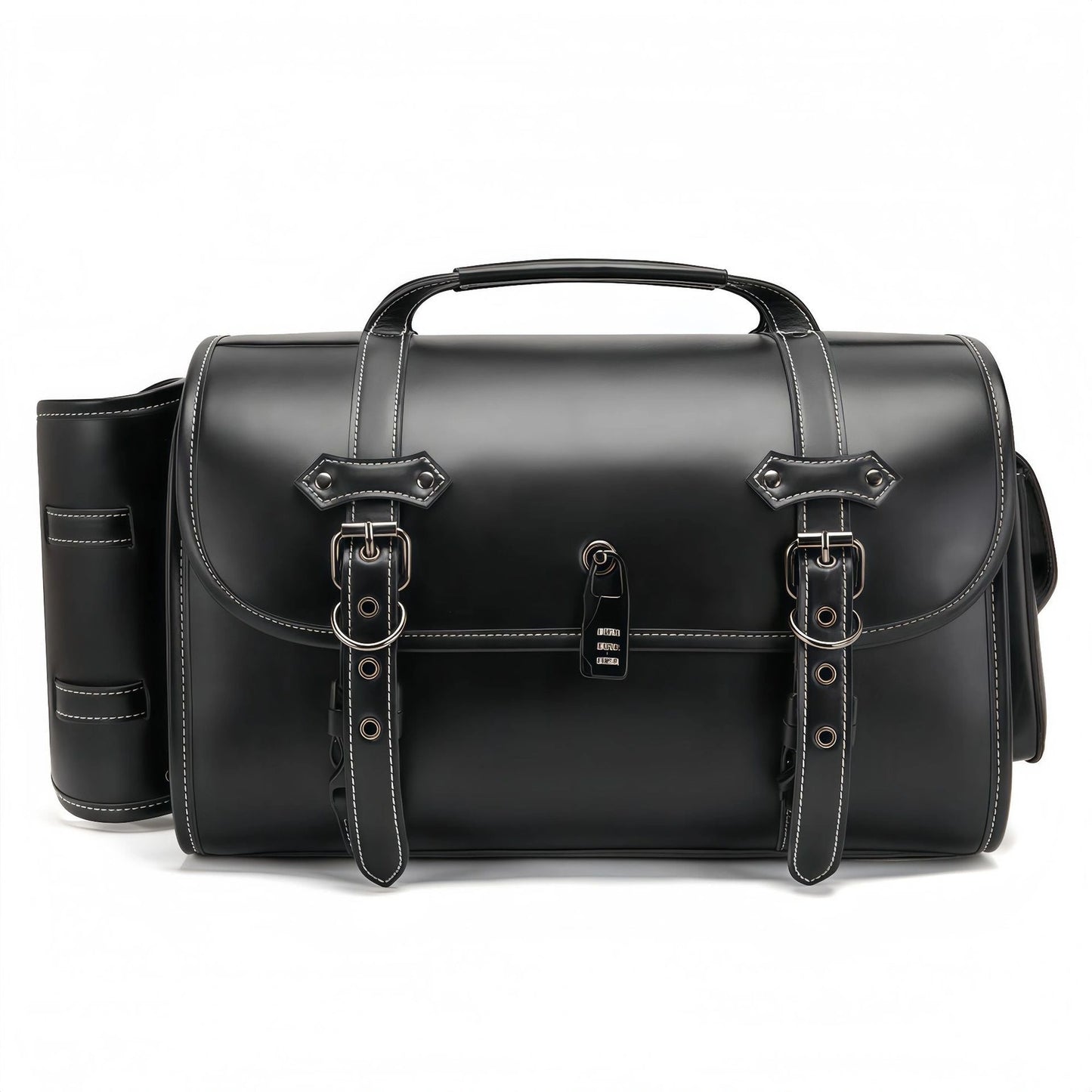Cross-border Hot Sale Motorcycle Tail Coded Lock Of Bags And Suitcases Side Bag Prince Cruise Modified Side Bag Dark Punk