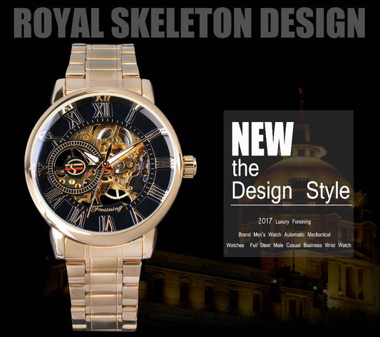 Factory Direct Hollow Man Manual Mechanical Watch Male Manual Mechanical Table's Strip