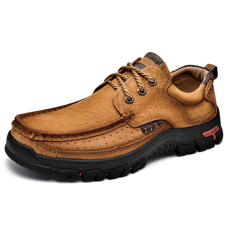 Men's Leather Large Size Casual Shoes