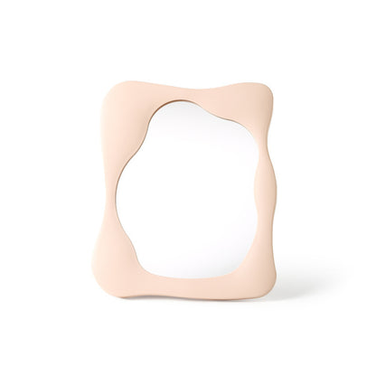 Simple Special-shaped Living Room Cosmetic Mirror Desktop Plastic