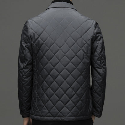 Winter Clothing Down Jacket Men's Lapel Thick Warm Jacket