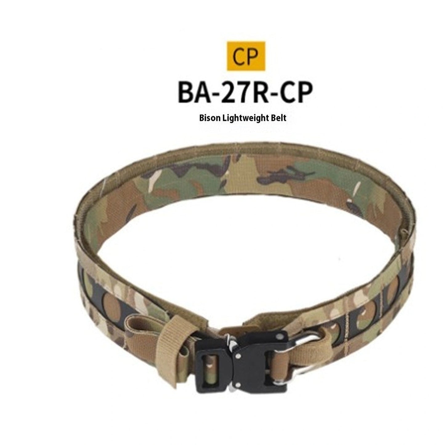Double Nylon Hanging Outer Belt Metal Quick Release Buckle Waistband