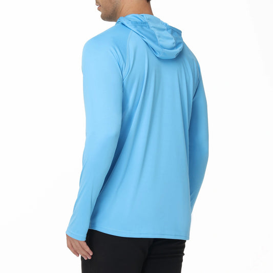 Hooded Sun-proof Top Households UV Quick-drying Shirt Long Sleeve