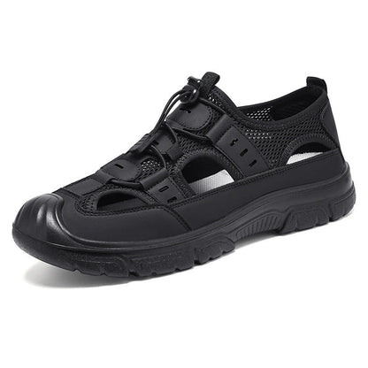 Summer Beach Hole Wading Rotating Button Sandals Men's Casual Shoes