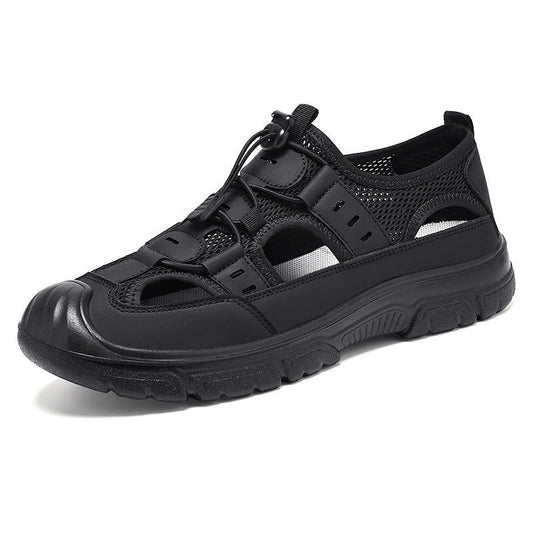 Summer Beach Hole Wading Rotating Button Sandals Men's Casual Shoes