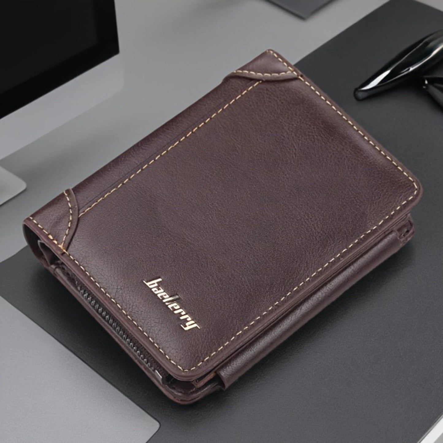 Men's Wallet Brown Khaki