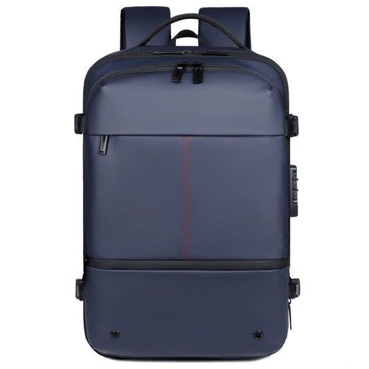 Multi-functional High-grade Vacuum Compression Business Backpack
