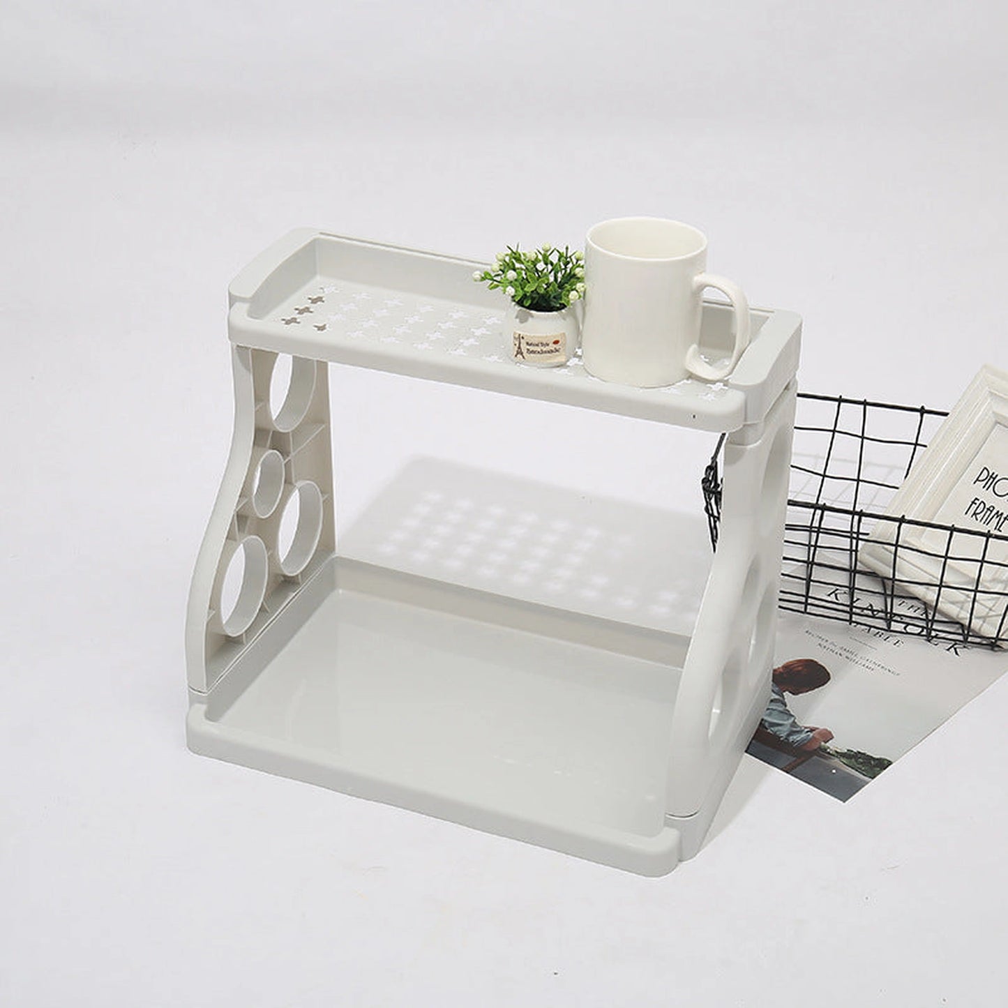 Kitchen Storage Shelving Kitchen Supplies Storage Artifact Multilayer