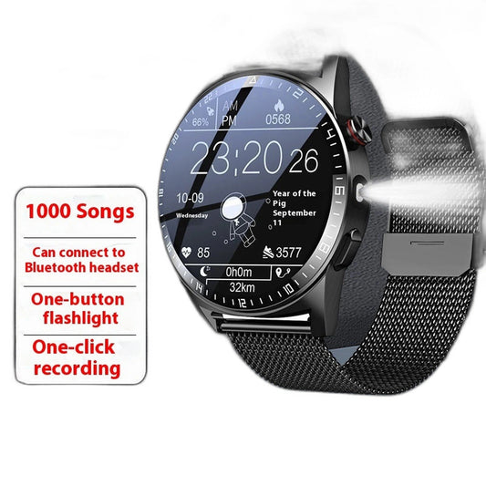32G Memory Ultra-long Standby Smart Watch Flashlight Bluetooth Calling