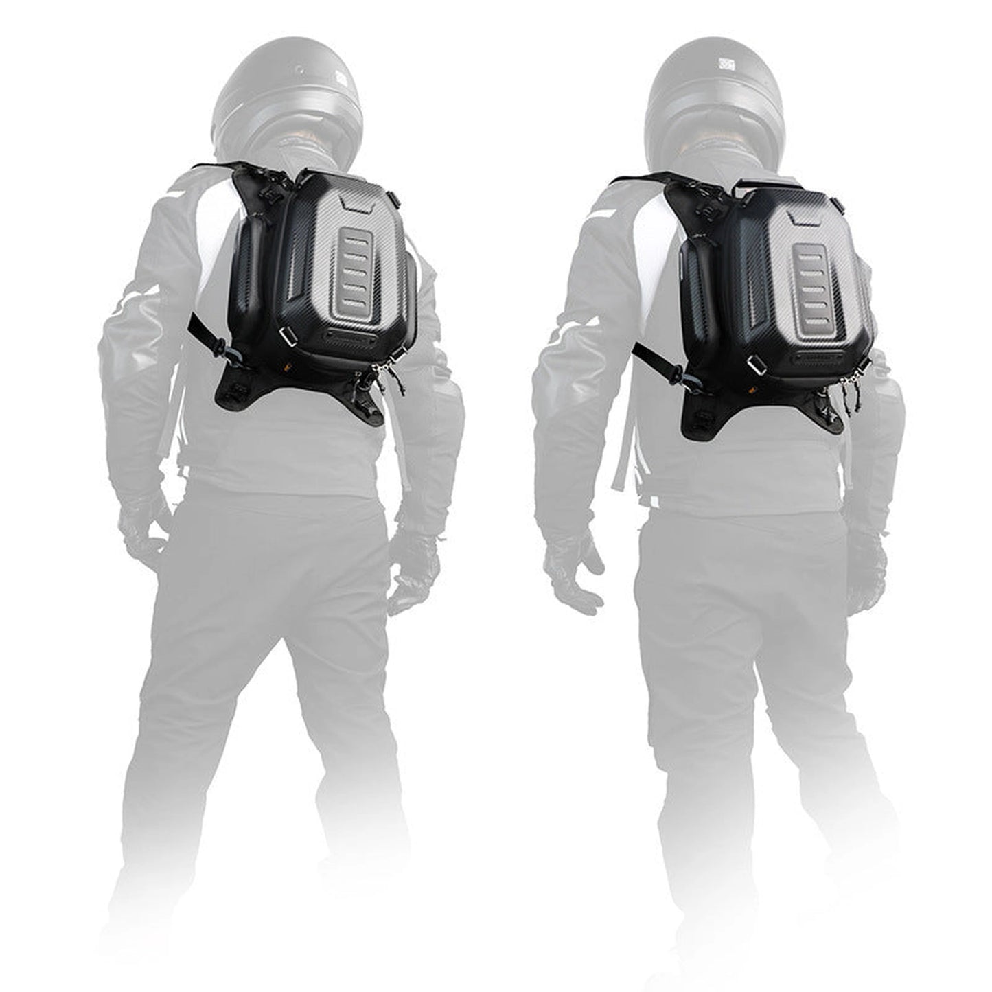 15L Can Expand Motorcycle Hard Shell Backpack