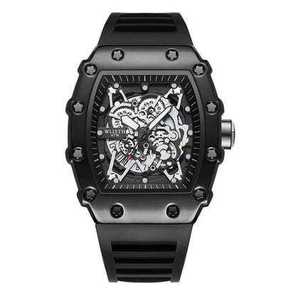 Large Dial Luminous Barrel-shaped Men's Watch