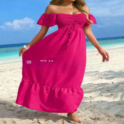 Beach Strapless Sexy Women's Clothing Dress