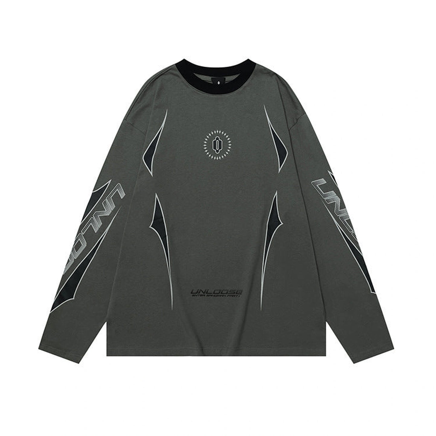 Round Neck Drop Shoulder Version Long Sleeves