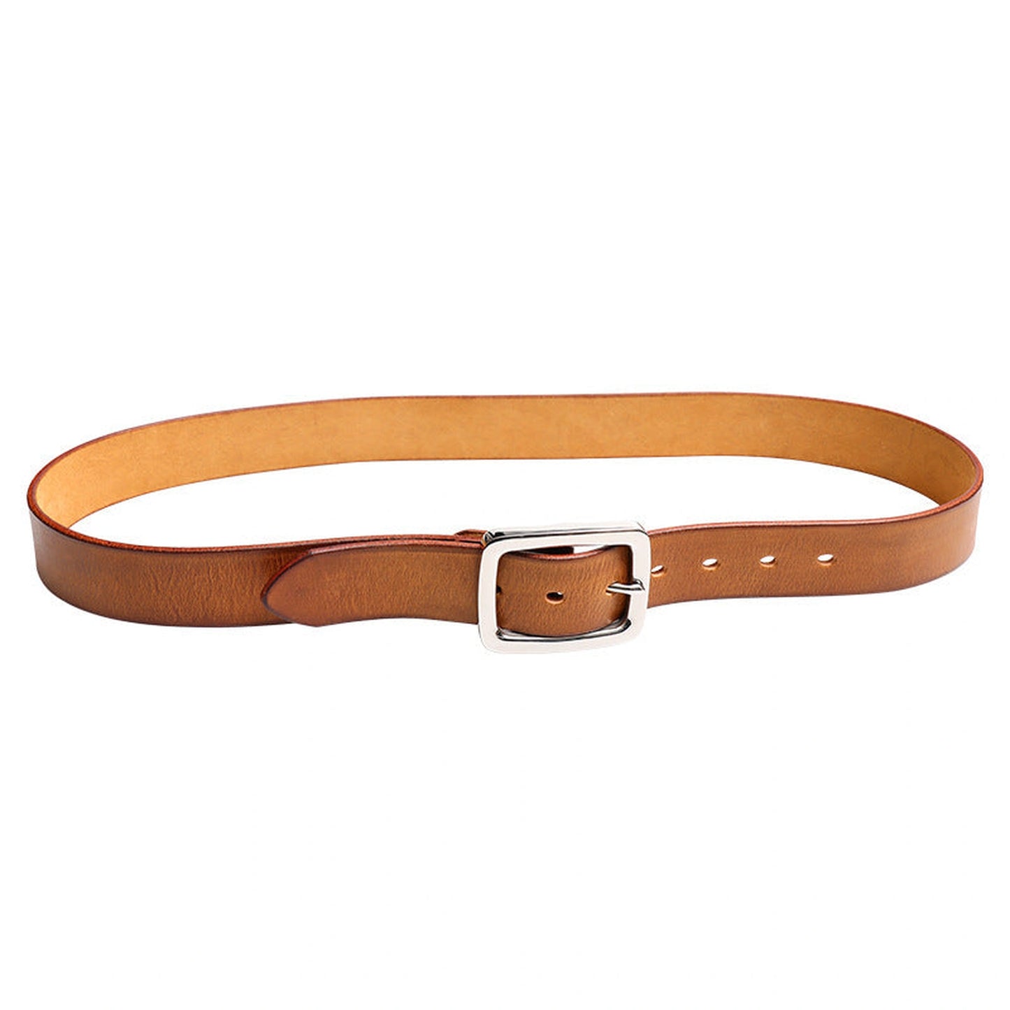 Retro Thick Pure Steel Hand-rub Color Men's Belt