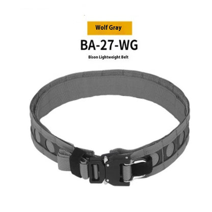 Double Nylon Hanging Outer Belt Metal Quick Release Buckle Waistband
