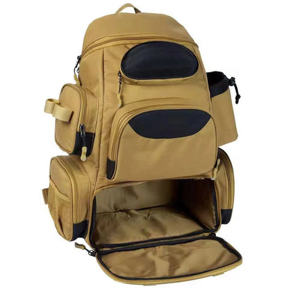 Fishing Gear Boxed Backpack Large Capacity Storage Waterproof Fishing Bag