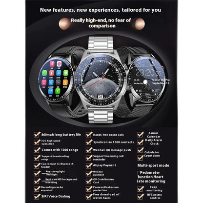 32G Memory Ultra-long Standby Smart Watch Flashlight Bluetooth Calling