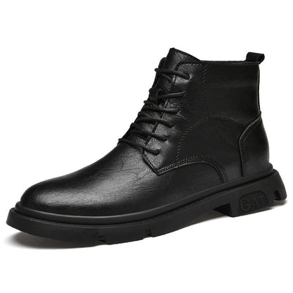 Martin Boots Men's Autumn Elevator Shoes 10cm Breathable