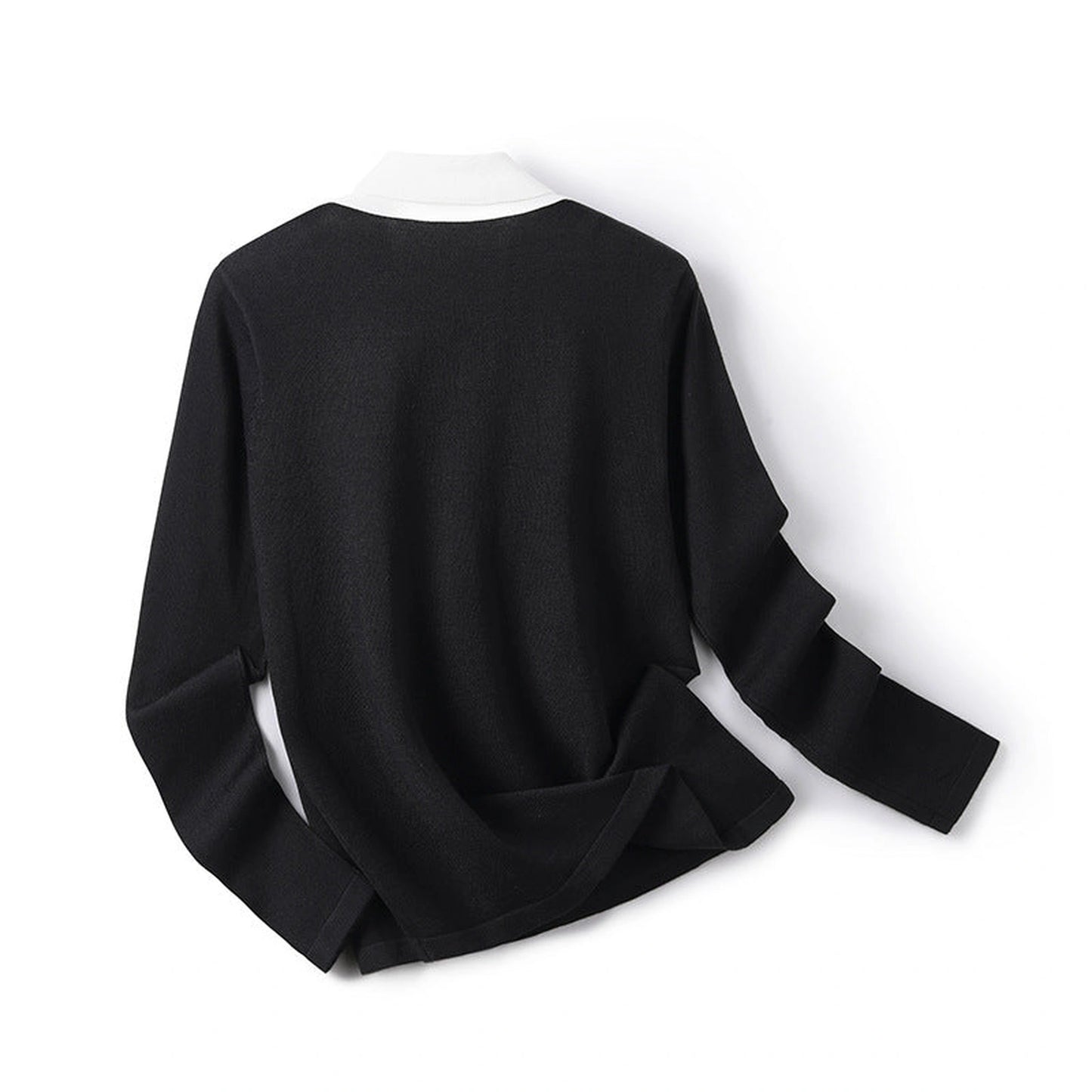 French Style Artistic Simple Professional Style Long Sleeve Tie Top