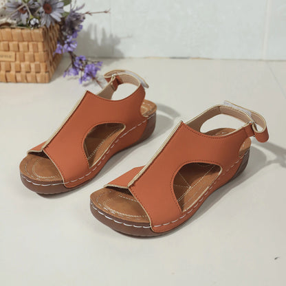 Women's Plus Size Wedge Sandals