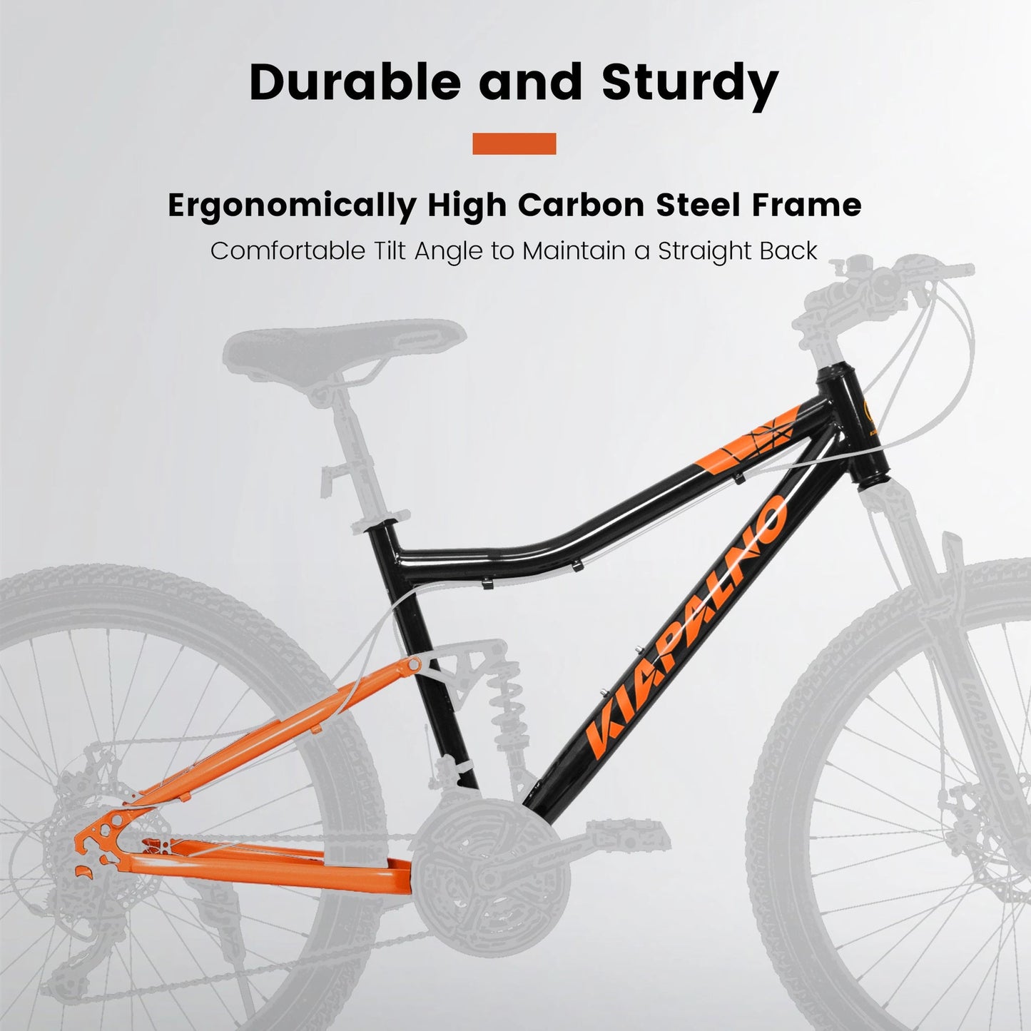 Bicycle A26336-BLACK-ORANGE-JXN