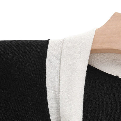 French Style Artistic Simple Professional Style Long Sleeve Tie Top