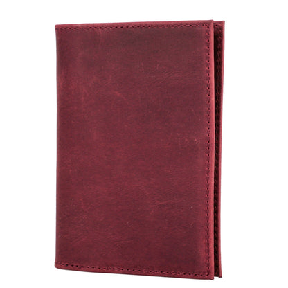Retro Crazy Horse Leather Anti-theft Swiping Document Package