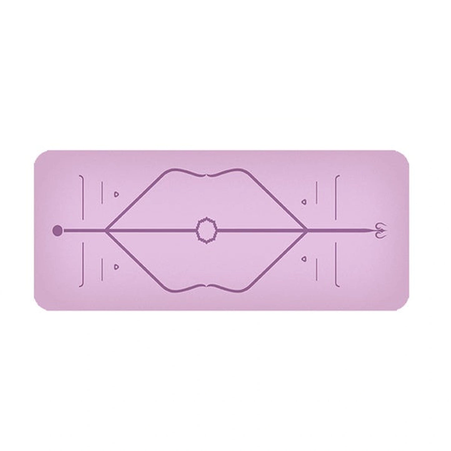 Rubber yoga mat