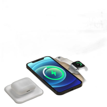 3 In 1 Magnetic Foldable Wireless Charger Charging Station Multi-device Folding Cell Phone Wireless Charger Gadgets