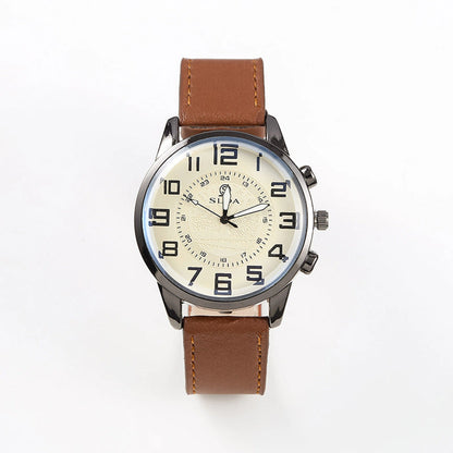 Belt Men's Digital Dial Quartz Watch