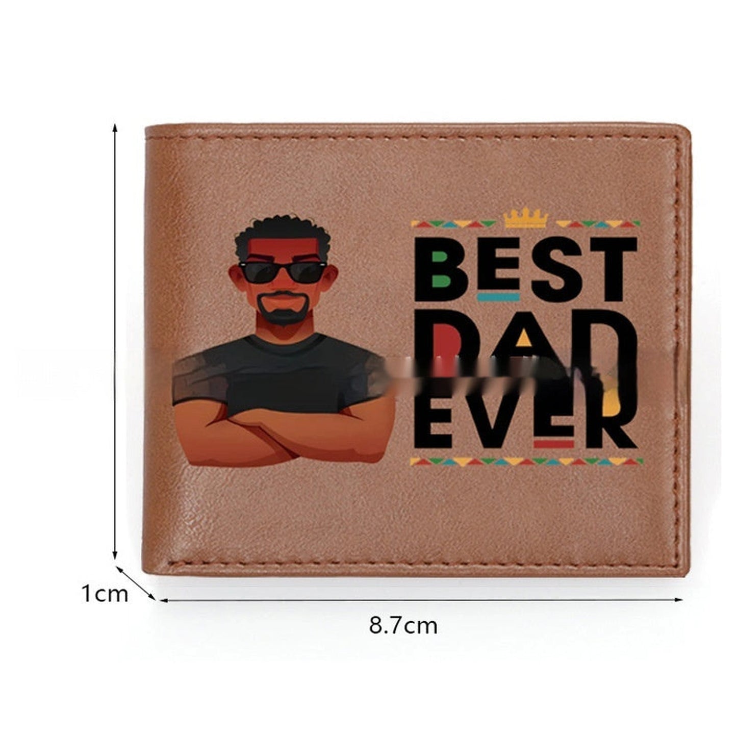Father's Day Men's Personalized Leather Wallet European Retro Lightweight Wallet