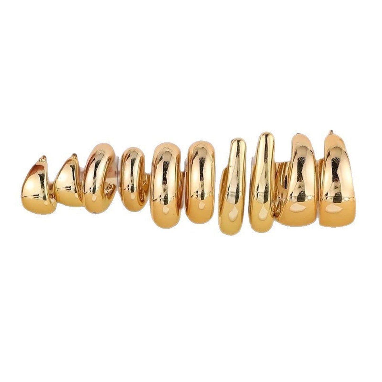 Women's Resin Geometric Combination Earrings