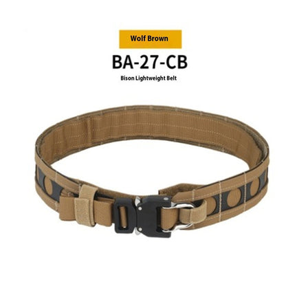Double Nylon Hanging Outer Belt Metal Quick Release Buckle Waistband