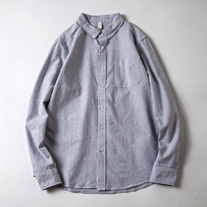 Retro Simple Casual Base Men's Long Sleeve