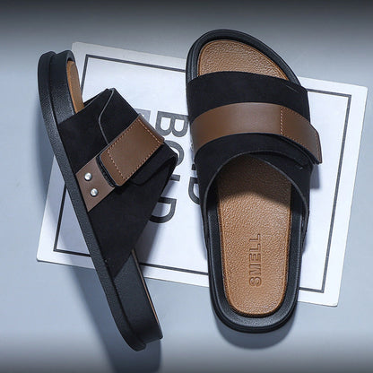 Outer Wear Home Bathroom Non-slip Platform Slippers