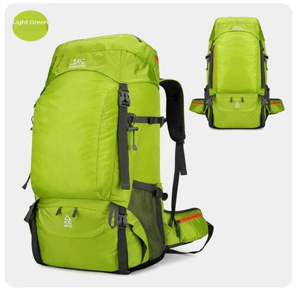 New Outdoor Mountaineering Bag Large Capacity Lightweight Waterproof Professional Hiking Camping Backpack