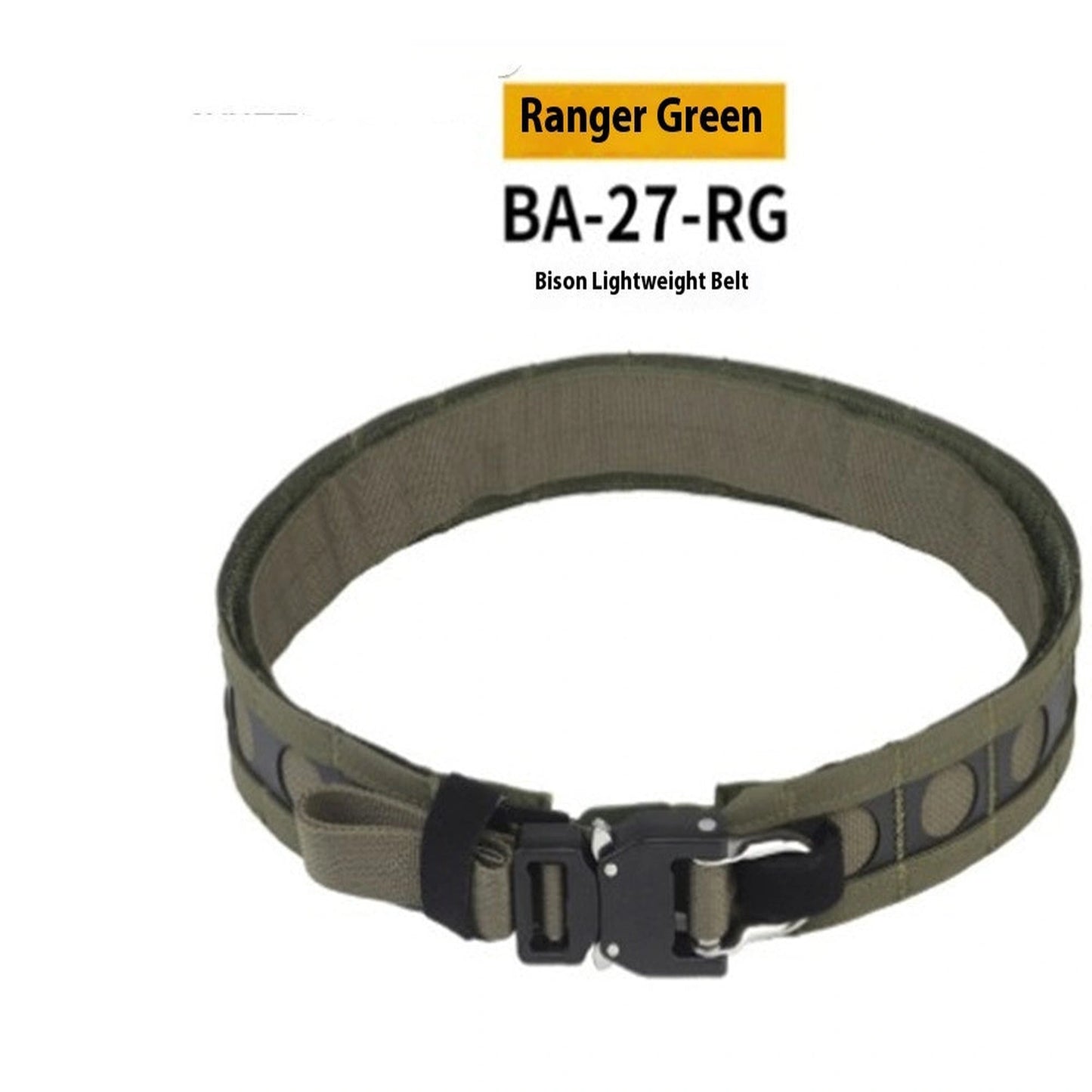 Double Nylon Hanging Outer Belt Metal Quick Release Buckle Waistband
